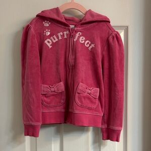 Gymboree Pink 'Purrfect' Kids Hoodie